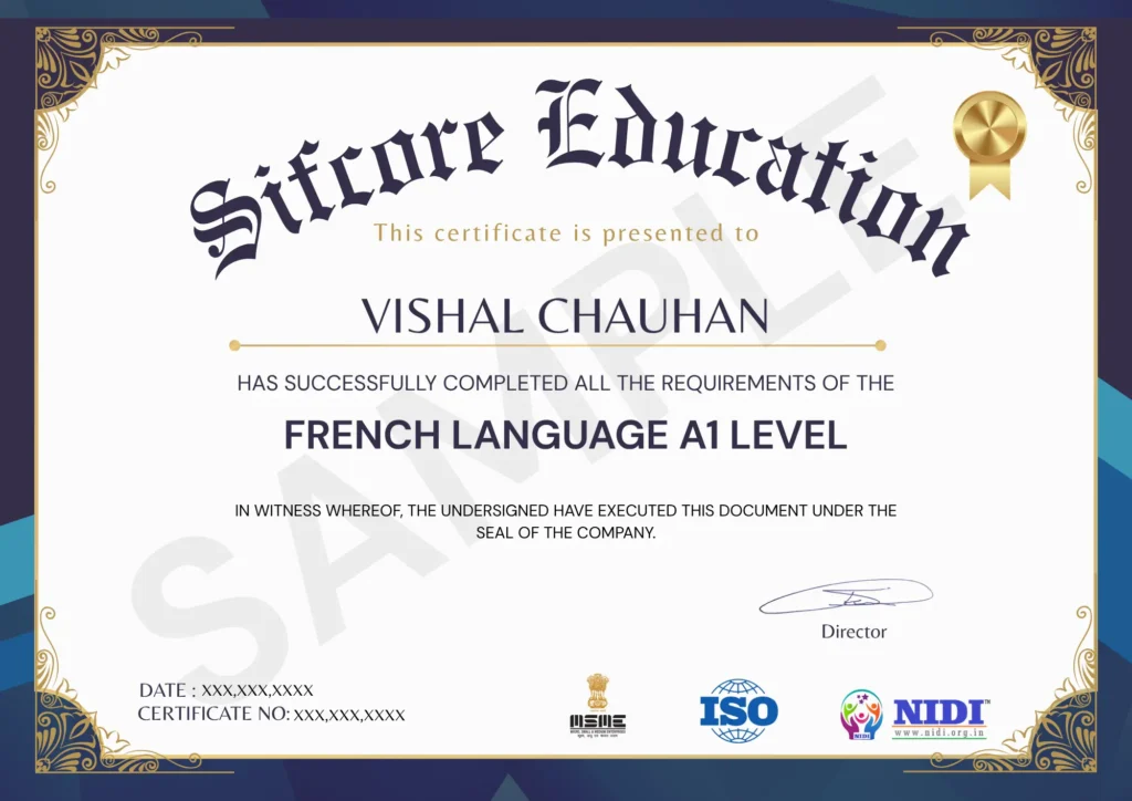 Certificate 1